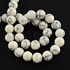 Synthetical Turquoise Gemstone Round Bead Strands TURQ-R035-8mm-05-2