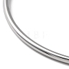 Non-Tarnish 304 Stainless Steel Simple Plain Bangle for Women High Polished BJEW-F461-01I-P-2