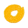 Opaque Solid Color Imitation Jade Glass Beads Strands LS-EGLA-A044-P4mm-D29-3
