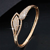 Alloy & Rhinestone Hinged Bangles for Women FS-WG5EAEB-01-2