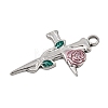 304 Stainless Steel Enamel Pendants SA-CBAA487-41P-2