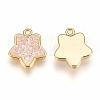 Resin Imitation Druzy Crystal Pendants KK-O101-D-3