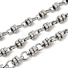 304 Stainless Steel Flat Round Link Chains CHS-K024-13P-1