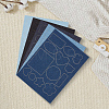 10Pcs 5 Colors Rectangle Self-adhesive Cloth Fabric DIY-CY0003-28-7