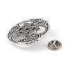 Tibetan Style Alloy Brooches JEWB-O016-01AS-3