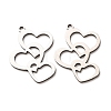 201 Stainless Steel Pendants SA-Z001-02P-1