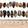 Natural Black African Opal  Beads Strands G-Z124-B01-01-5