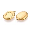 304 Stainless Steel Pendant Cabochon Settings X-STAS-T075-24G-2