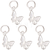 5Pcs 925 Sterling Silver Charms STER-BBC0009-44A-1