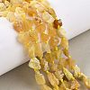 Raw Rough Natural Yellow Opal Beads Strands G-D101-A04-1