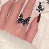 Alloy & Rhinestone Cuff Open Rings FS-WG9C160-03-2
