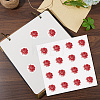 8 Sheets Plastic Waterproof Self-Adhesive Picture Stickers DIY-WH0428-067-4