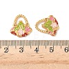 304 Stainless Steel Enamel Pendants STAS-I346-34G-3