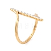 304 Stainless Steel Thin Curve Finger Ring for Women RJEW-C086-25-G-1