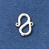 Brass S-Hook Clasps KK-CBA0DF0-13S-1
