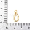 Brass Micro Pave Clear Cubic Zirconia Charms KK-P339-27G-00-3