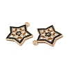 Alloy Enamel Pendants FIND-G048-37KCG-2