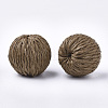 Handmade Paper Woven Beads WOVE-Q077-14B-04-2