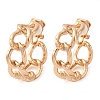Alloy Silicone Clip-on Earrings EJEW-Z120-01G-01-4