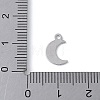 925 Sterling Silver Moon Charms STER-M099-03P-3