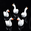 Opaque Resin Cygnet Pendants RESI-S356-067-1