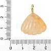 Natural Yellow Aventurine Carved Pendants G-G330-02G-04-3