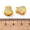 Alloy Enamel European Beads FIND-G111-02MG-01-3