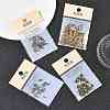 SHEGRACE Brass Micro Pave Cubic Zirconia Pendants XGRQ3D432-469P-6