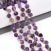 Natural Amethyst Beads Strands G-T141-48-1