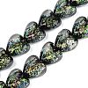 Handmade Foil Glass Beads DICH-C001-01I-1