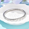 Texture 304 Stainless Steel Bangles for Women BJEW-Z092-14P-3