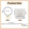 12Pcs Round ABS Plastic Imitation Pearl Bead Bracelets BJEW-OC00004-2
