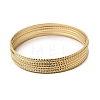 7Pcs 201 Stainless Steel Bangles for Women BJEW-Z151-04G-01-4