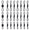 24Pcs 3 Styles Nylon with Rubber Tactical Gear Holder Clip FIND-FG0005-61C-1
