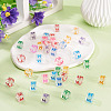 50Pcs Acrylic European Beads MACR-TADJ0001-13M-6
