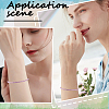 50Pcs Trendy 3MM Round Braided Imitation Leather Cord Bracelet Making BJEW-CL0001-45-5