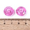 Transparent Acrylic European Beads OACR-E033-25I-2