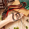 24Pcs 3 Colors Cotton Cord Braided Necklace Making FIND-TA0003-30-6
