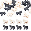 20Pcs 2 Colors Synthetic Turquoise Dyed Horse Beads G-TA0003-18A-1