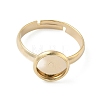 Adjustable Brass Pad Ring Setting KK-K414-08G-2