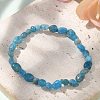 Natural Apatite Bead Stretch Bracelets BJEW-K213-40-4