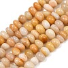 Natural Yellow Jade Beads Strands GG-CBACF26-A02-01-2