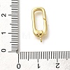 Rack Plating Oval Brass Spring Gate Rings LS-KK-Z086-53G-04-3