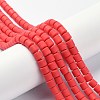 Handmade Polymer Clay Bead Strands X-CLAY-ZX006-01-21-4