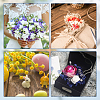 10Pcs 10 Colors Cloth Simulation Flower 12 Heads A Bouquet Roses AJEW-CA0003-70-4