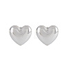 Heart 304 Stainless Steel Stud Earrings AO8083-9-1