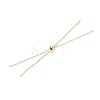 Adjustable Brass Slider Bracelets Making KK-T059-01G-NF-2