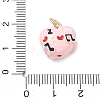 Alloy Enamel Pendants LS-AL-CBA68FA-05G-3