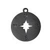 Ion Plating(IP) 304 Stainless Steel Pendants STAS-T044-236B-1