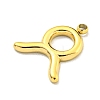 Real 18K Gold Plated PVD Vacuum Plating 304 Stainless Steel Pendants STAS-L278-002G-02-2